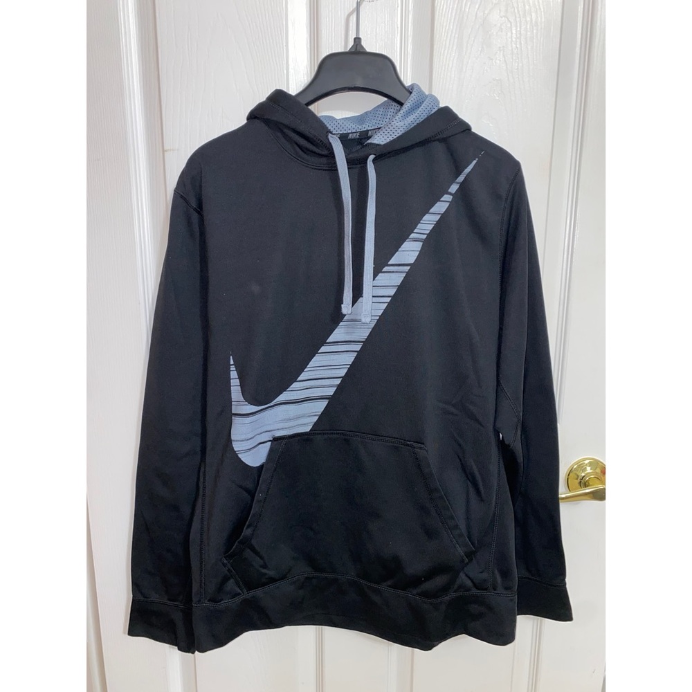 Nike Black and Gray Hoodie